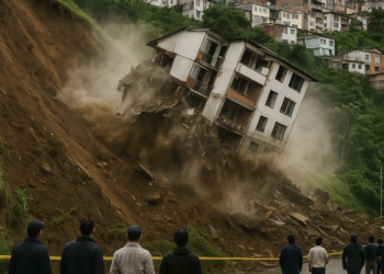 El impactante video del momento en que colapsó parte de la Catedral de Manizales por el terremoto