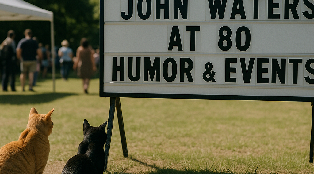 John Waters on Turning 80, Dirty Jokes, Hosting Mosswood Meltdown