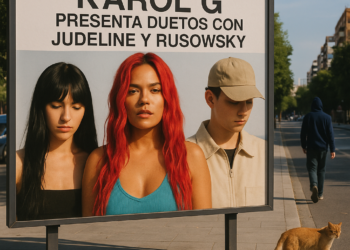 Karol G anuncia colaboraciones con los españoles Judeline y Rusowsky en su nuevo disco