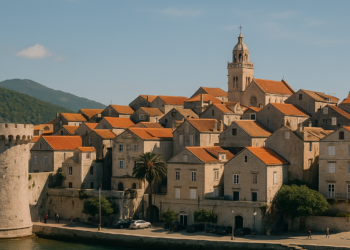 310 metros de casco medieval, una catedral con mezcla de estilos y un reloj lunar: así es Korčula, la isla que asegura ser cuna de Marco Polo