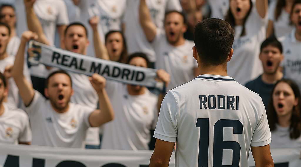 La afición blanca reclama a Rodri
