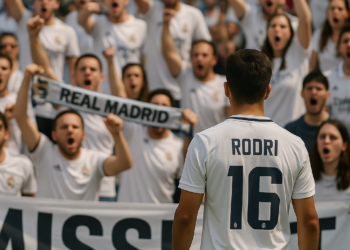 La afición blanca reclama a Rodri