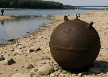 La sequía revela en el Danubio una mina de 700 kilos de la II Guerra Mundial