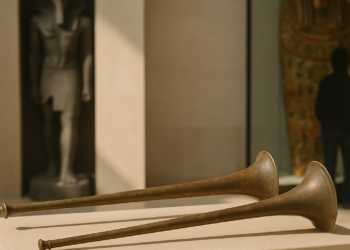 The Egyptian trumpets that lay silent for over 3,000 years