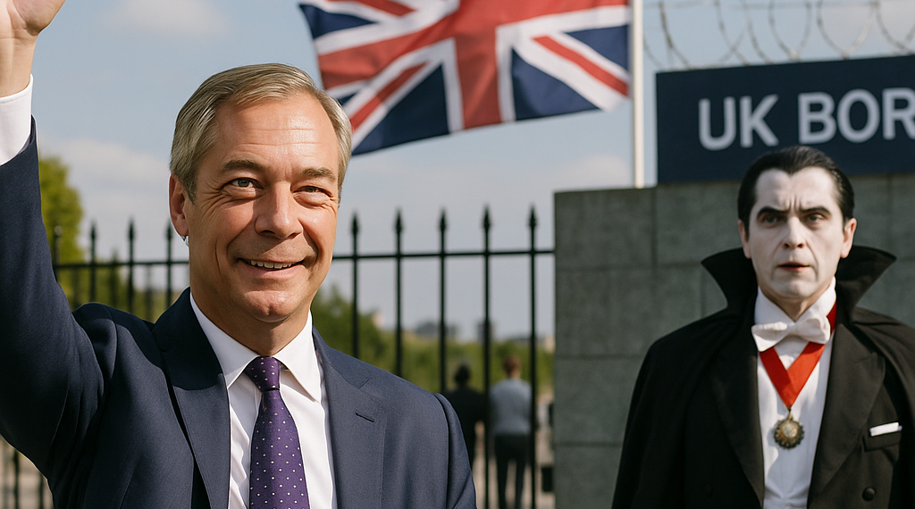Líder del partido antinmigración británico gana elección contra insólito Conde Cubo de Basura