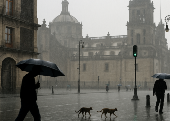 Pega lluvia al Centro de CDMX
