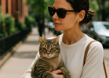 Katie Holmes’s Best Hamptons Accessories? An It-Bag and an Artist Boyfriend