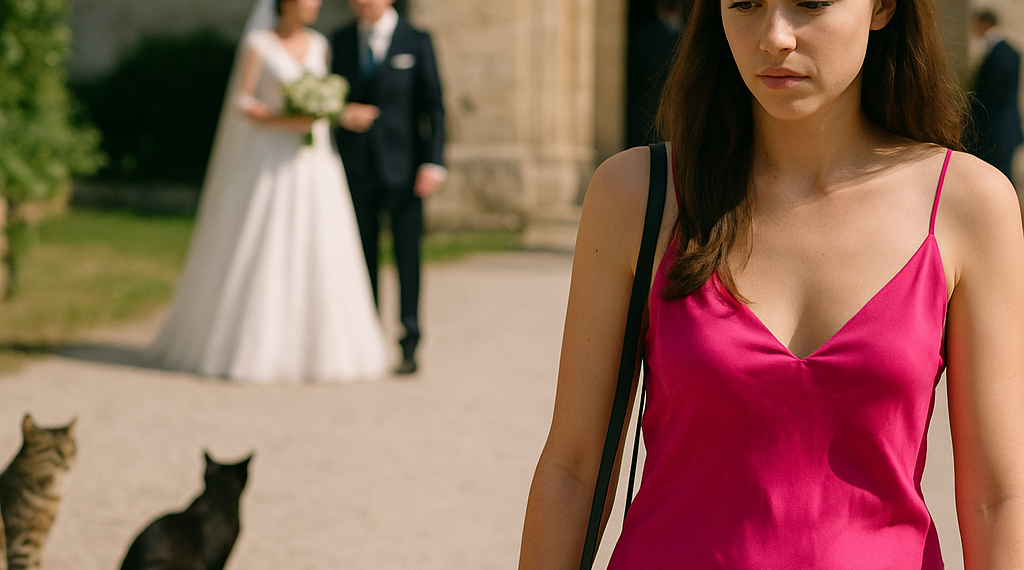 Los expertos en moda coinciden: el vestido con escotazo de Jessica Goicoechea no es apropiado para una boda