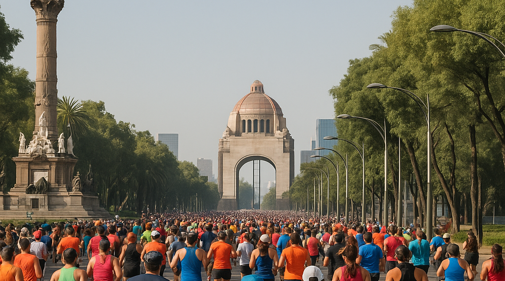 Se adueñan maratonistas de la CDMX