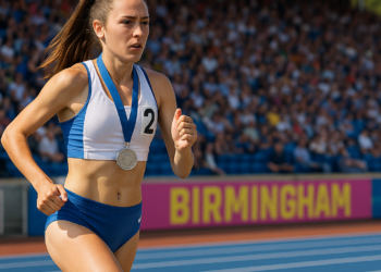 Marta García ejerce de estrella y estrena el medallero español en Birmingham con una plata
