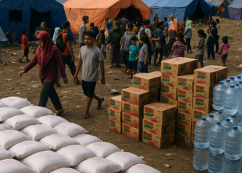 Más de 5.000 de personas esperan ayuda en Indonesia tras los devastadores terremotos