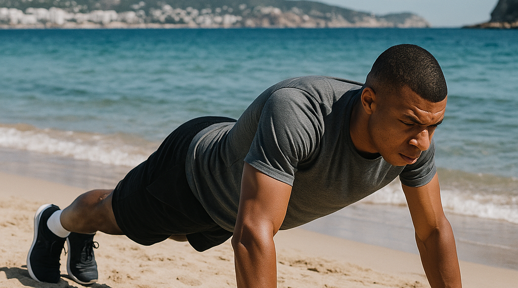 Mbappé se 'machaca' en Ibiza antes de volver al trabajo
