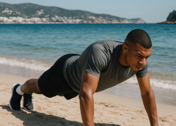 Mbappé se 'machaca' en Ibiza antes de volver al trabajo