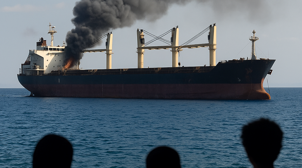 Un mercante indio se hunde en el mar Rojo tras un ataque procedente de Yemen