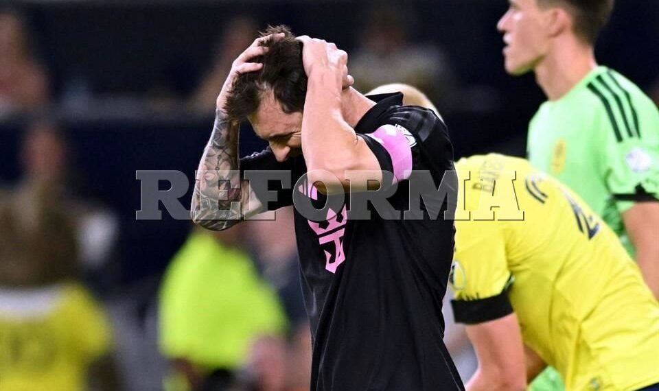 Messi falla penal y Nashville golea al Inter Miami