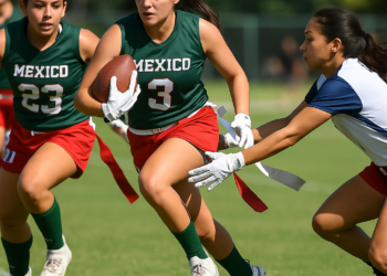 Logra México femenil segunda victoria en Flag Football