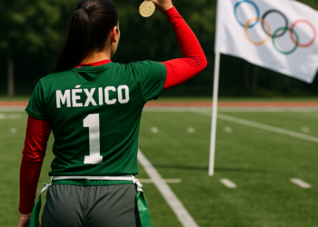 México consuma medalla y pase olímpico en flag football