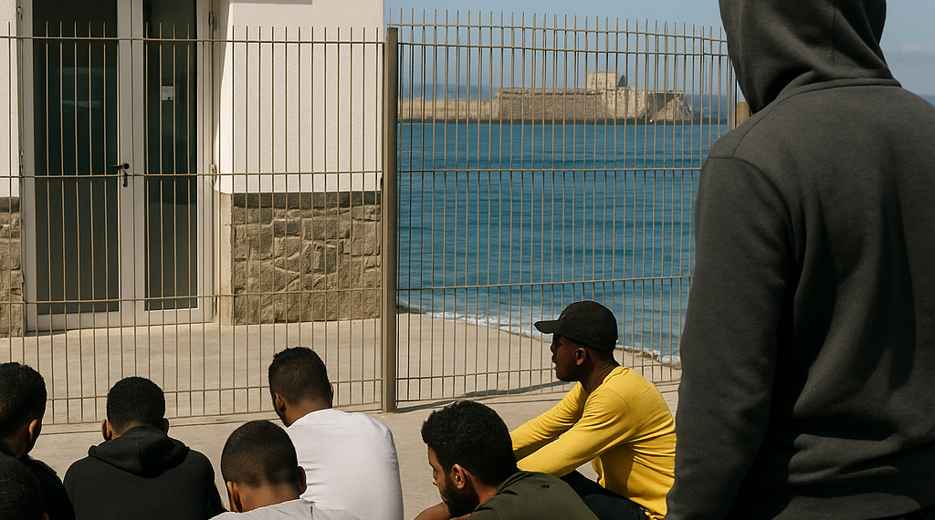Migrantes protestan en Ceuta y exigen asilo a España tras cruce masivo de la frontera