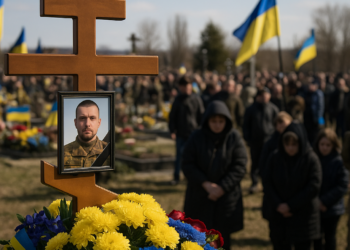 Miles de ucranianos despiden al "recolector de almas", el hombre que murió recuperando los restos mortales de víctimas de la guerra