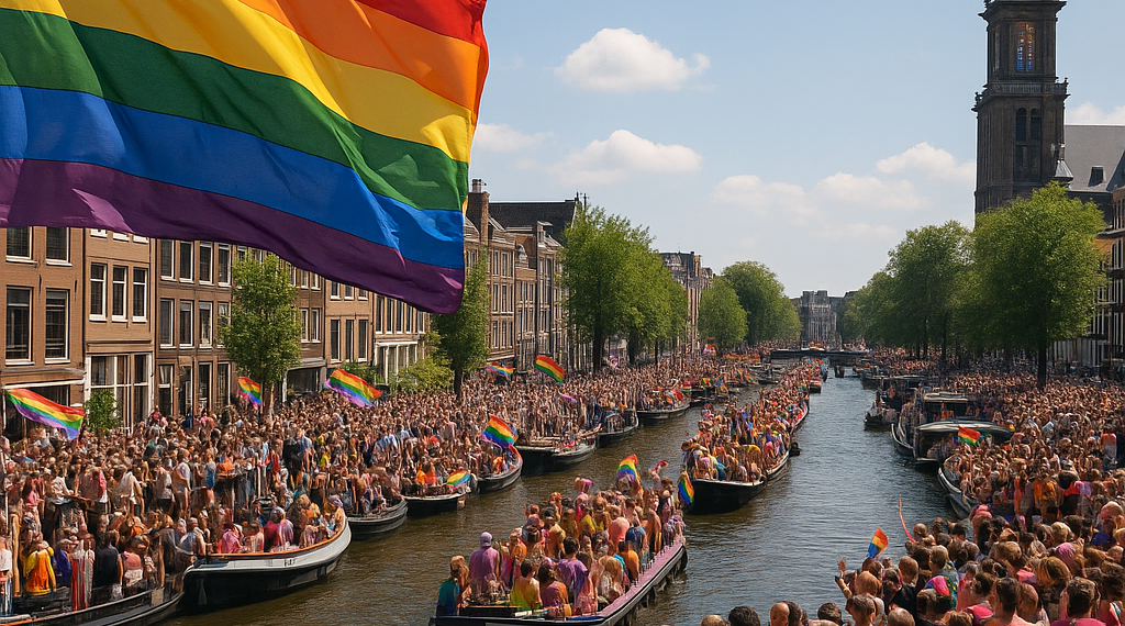 Miles se dan cita en Ámsterdam para celebrar un animado WorldPride a la sombra de ataque en Berlín