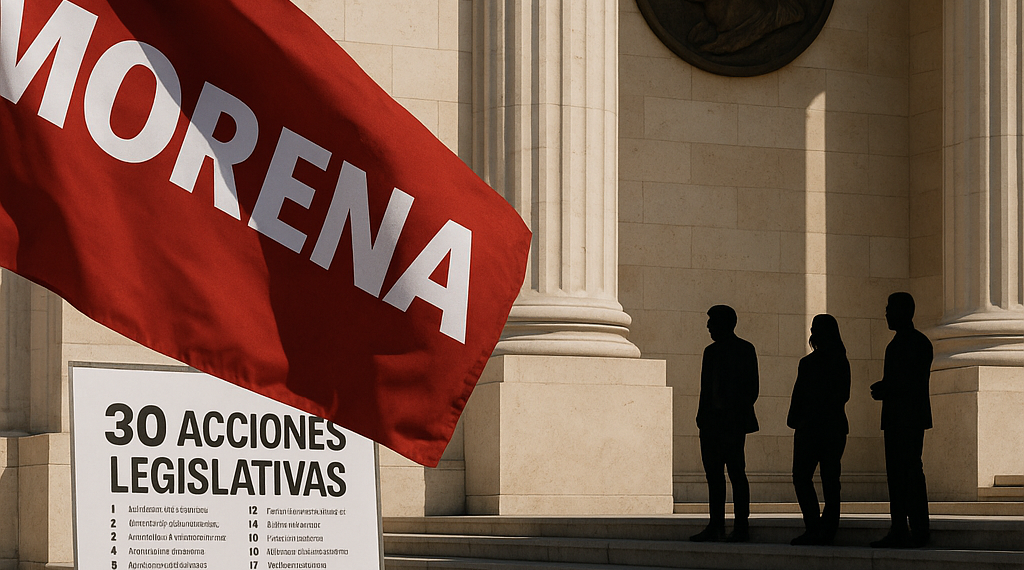 Prevé Morena 30 prioridades legislativas para 2027