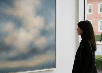 Na Kim Brings Cloud Paintings to Newport’s Old Stone Mill