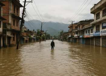 El primer ministro de Nepal afirmó que la inundación en la frontera con China “no fue común” y la vinculó al cambio climático