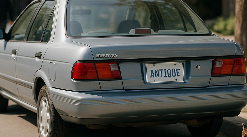 Nissan Sentra 1996 ya puede obtener placas de auto antiguo en México y esta es su historia