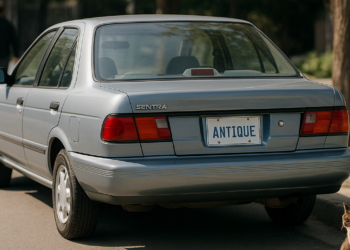 Nissan Sentra 1996 ya puede obtener placas de auto antiguo en México y esta es su historia