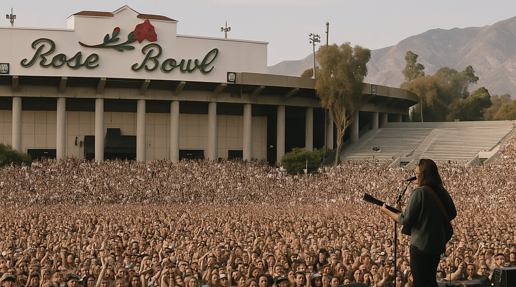 Noah Kahan Sold Out the Rose Bowl, and a Good Sad Time Was Had By All