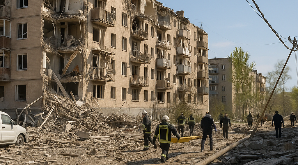 Rusia lanzó un nuevo ataque contra Kramatorsk, uno de los últimos bastiones ucranianos en Donetsk: un muerto y 15 heridos