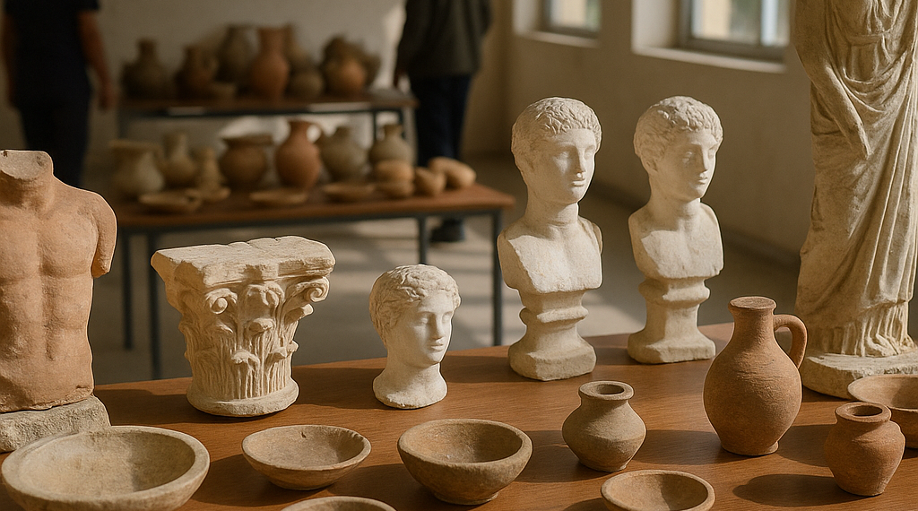 Artifacts on View in Damascus Following Repatriation from France