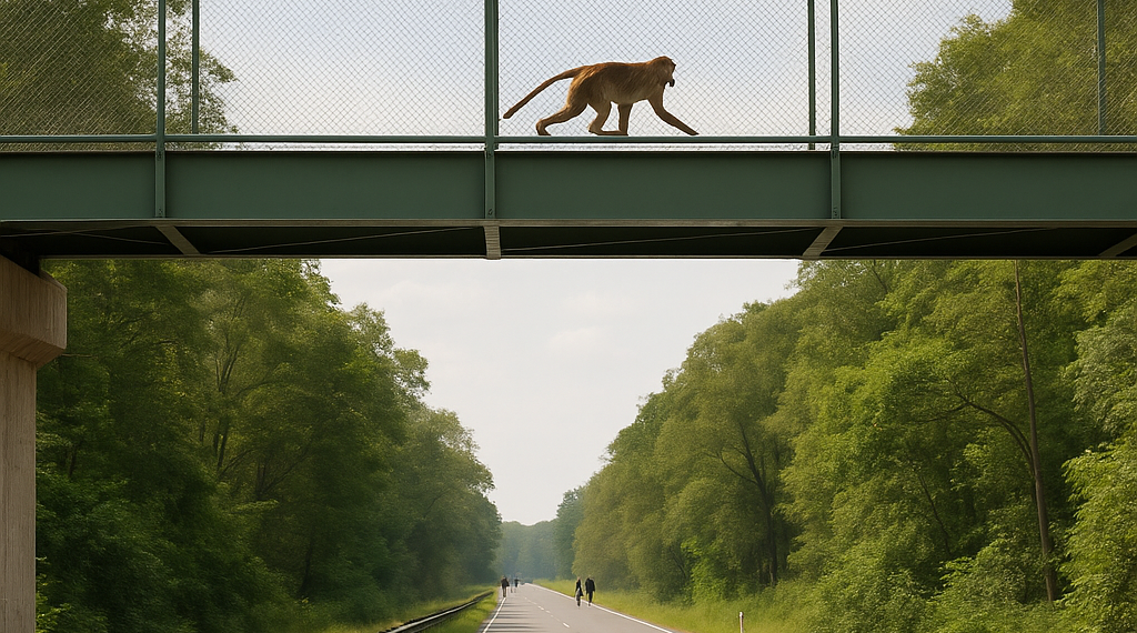 8 puentes colgantes y 15 meses sin atropellos: así es el programa amazónico que protege a los primates de Brasil