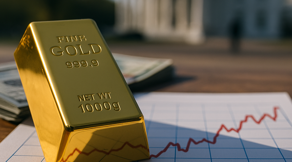 Oro con ligera baja a la espera de dato de inflación en EU