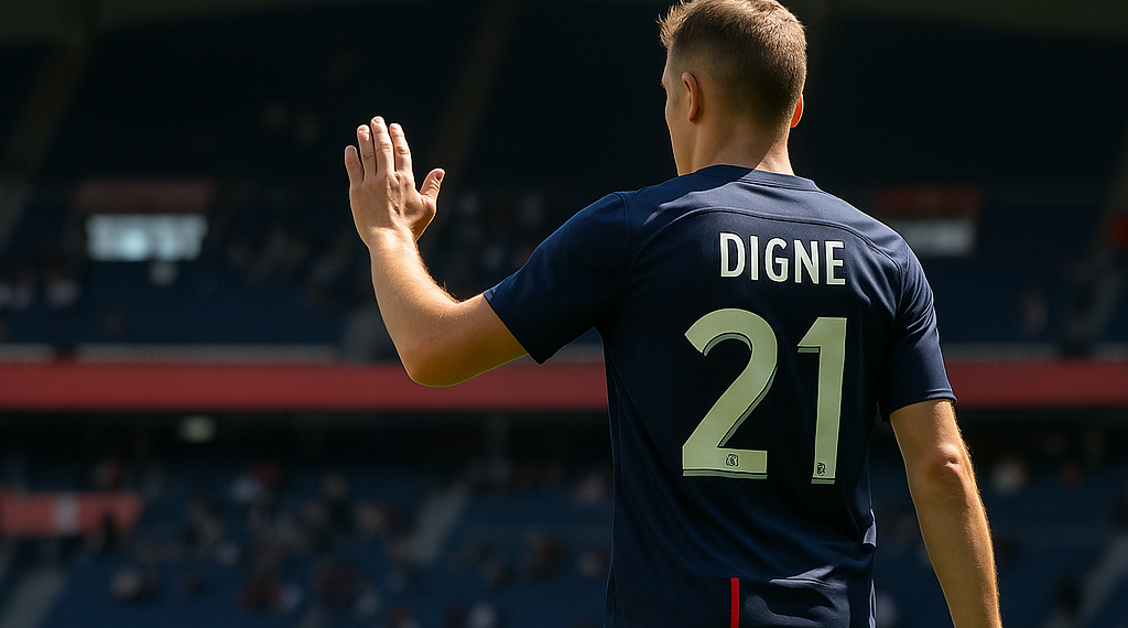 PSG sorprende con el regreso de Lucas Digne tras 11 años lejos de París