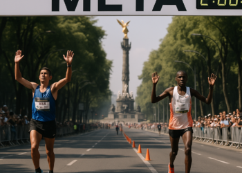 Conquistan Pacheco y Asefa la edición 43 del Maratón CDMX