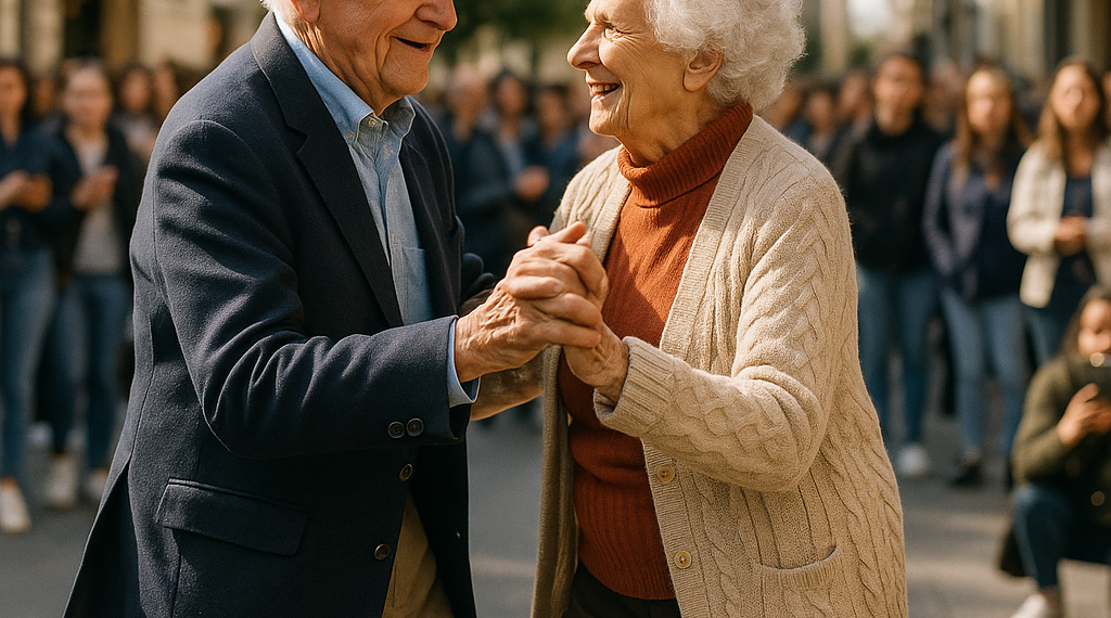 Dúo italiano de ancianos se convierte en sensación de baile en internet