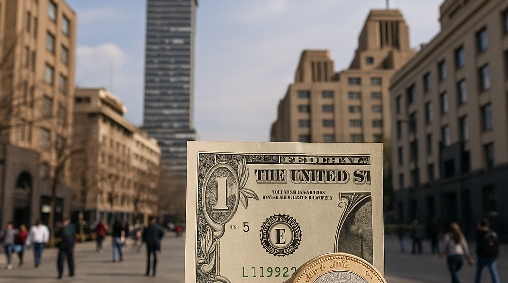 Peso mexicano toca mejor nivel desde febrero ante dólar débil; gana 1.05% en la semana