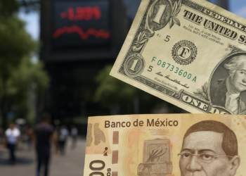Peso mexicano pierde terreno ante dólar