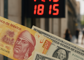 Peso mexicano se aprecia frente al dólar y prueba una zona no vista desde 2024