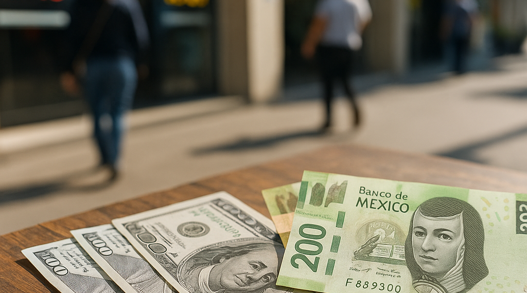 Peso mexicano se aprecia frente al dólar tras dato de precios al productor de EU