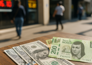 Peso mexicano se aprecia frente al dólar tras dato de precios al productor de EU