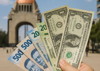 Peso mexicano rompe el piso de las 17 unidades