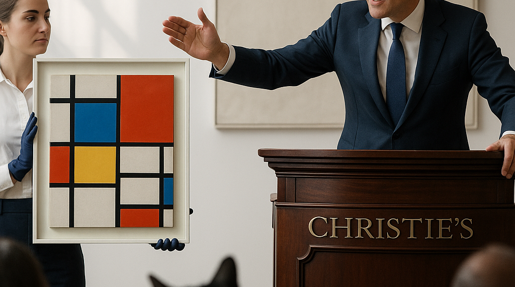 £20 M. Mondrian Painting Will Auction at Christie’s During Frieze Week