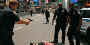 La Policía de Nueva York dispara en Times Square a una mujer que apuñaló gravemente a dos personas