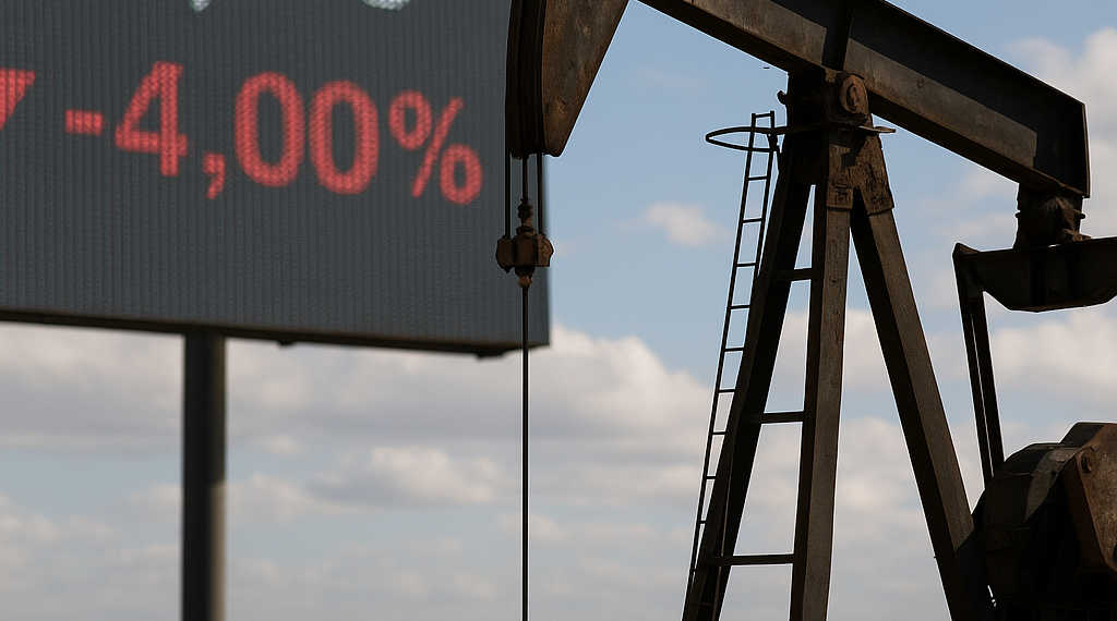 Caen precios del crudo otro 4% y el WTI ronda los 76 dólares