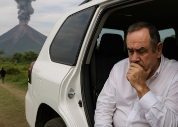 Presidente de Guatemala suspende agenda por infección intestinal; sigue atento a crisis volcánica
