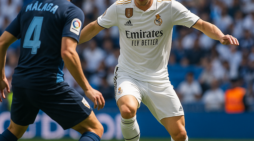 Real Madrid sigue en plan grande y golea al Málaga