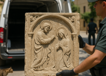 Police Recover 16th-Century Relief Stolen 16 years ago From Monastery