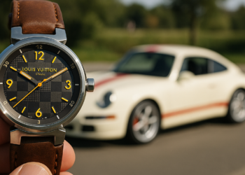 Louis Vuitton’s Newest Timepiece Comes With an Insane, Custom Porsche 911